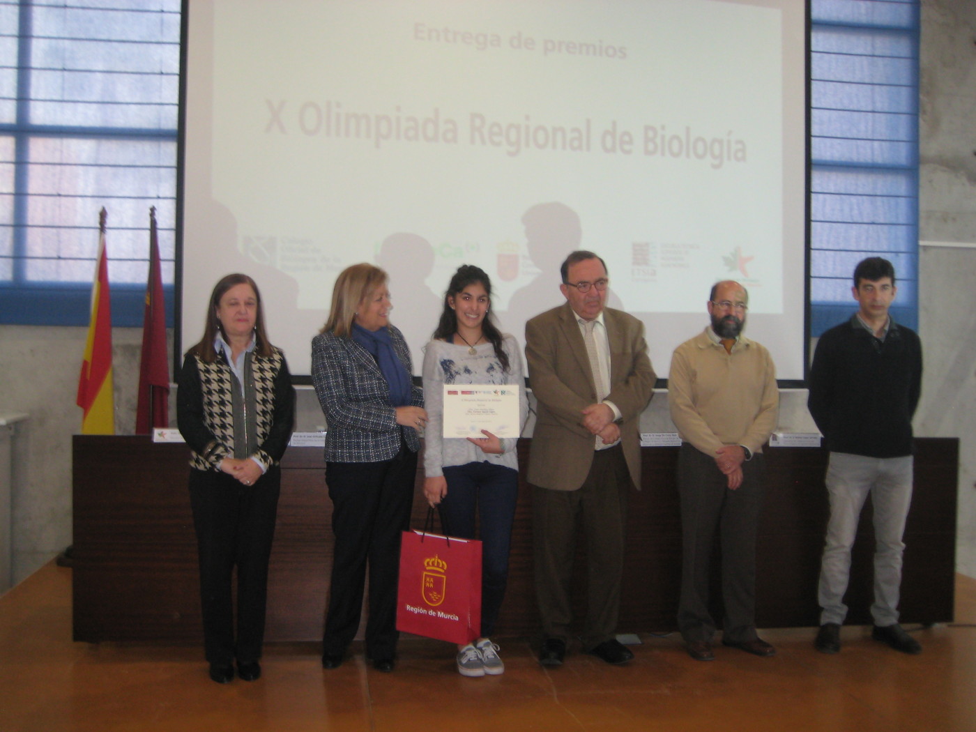 Irene Arnaldos Pérez, premiada en la X Olimpiada Regional de Biología