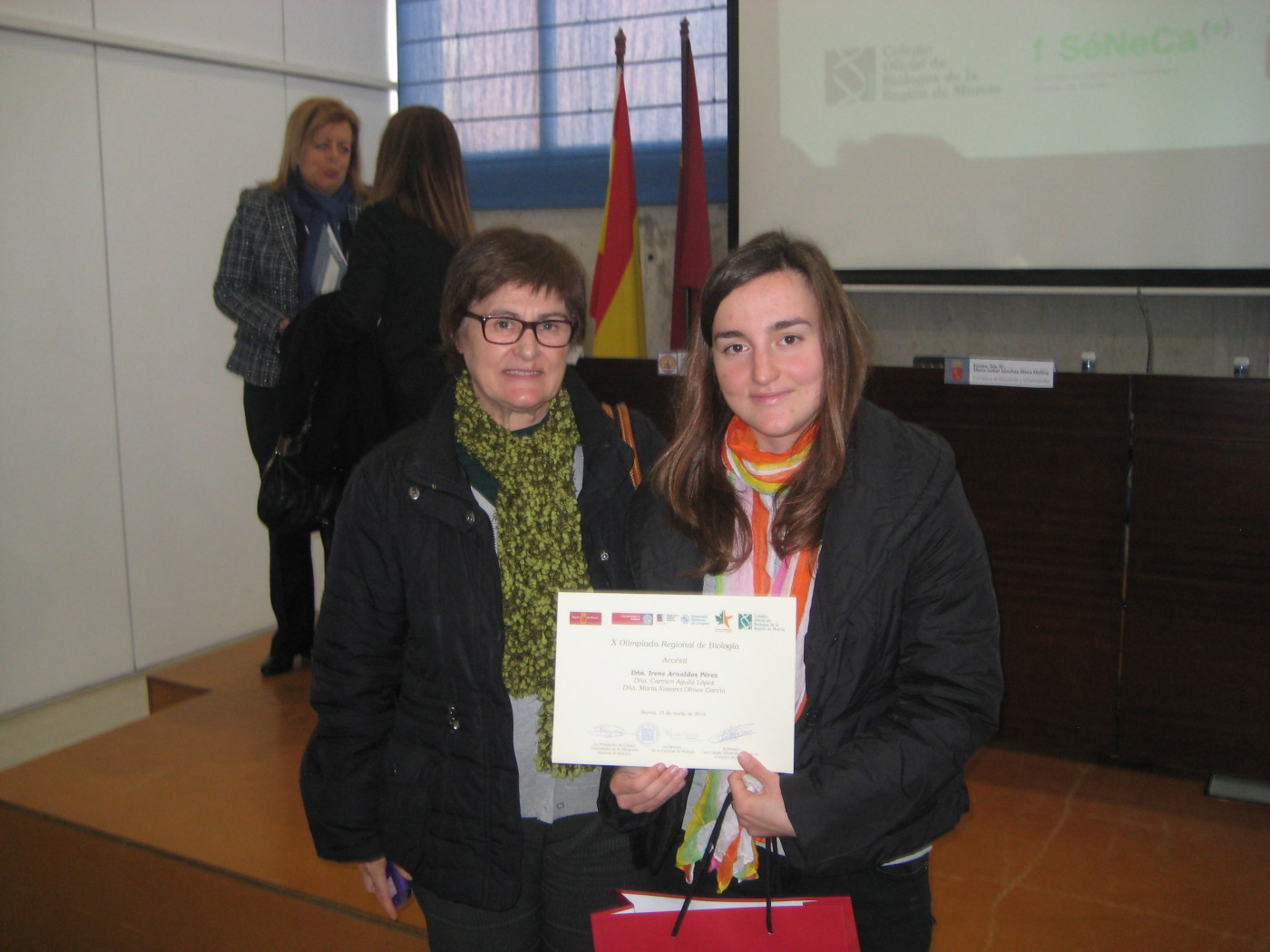 Irene Arnaldos Pérez, premiada en la X Olimpiada Regional de Biología