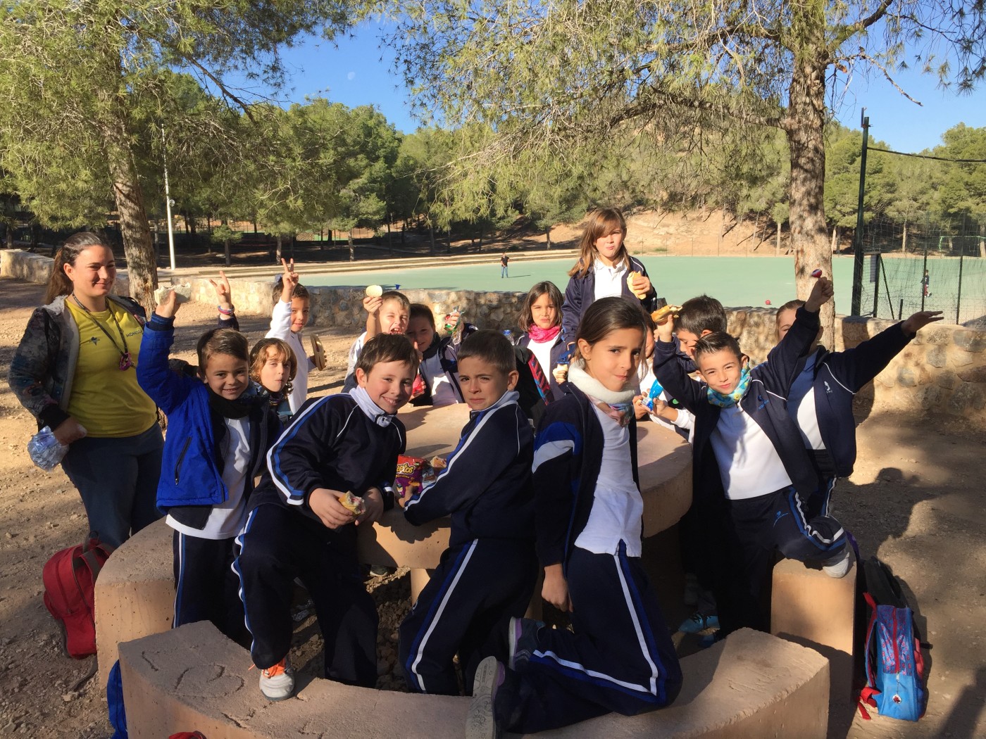 Primer y segundo curso de Primaria de excursión en El Valle