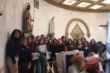 El Coro Luis Cases visita de nuevo la residencia Nuestra Señora de Fátima