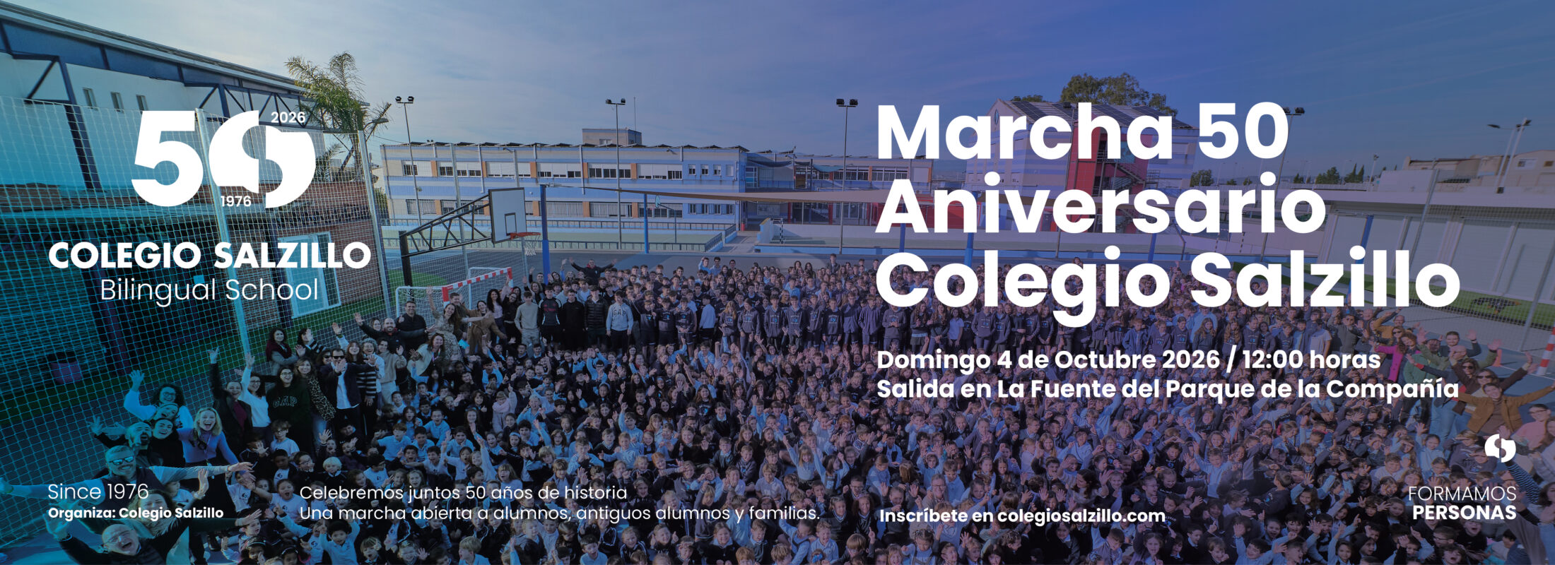Marcha conmemorativa 50º Aniversario Colegio Salzillo: ¡Forma parte de la Historia!
